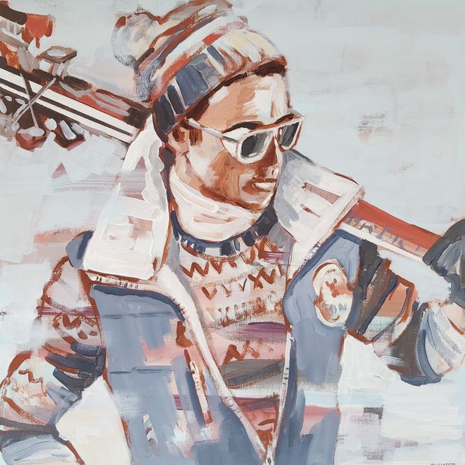 Hovedbilde Chamonix 60x60 cm på aluminium