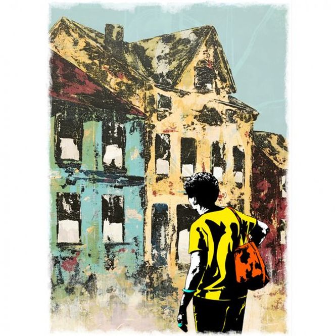 Hovedbilde Noen hjemme 30x40 cm
