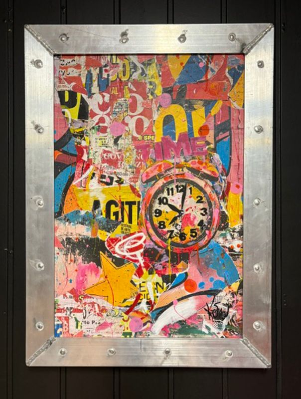 About time 50x70 cm original