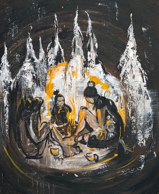 Hovedbilde Marshmallows 67x79 cm med ramme