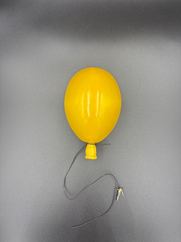 Keramikk ballong gul #10 cm