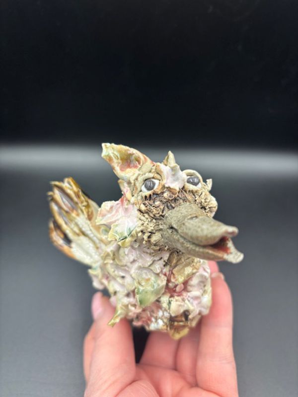 Frekk fugl #IV ca 12 cm