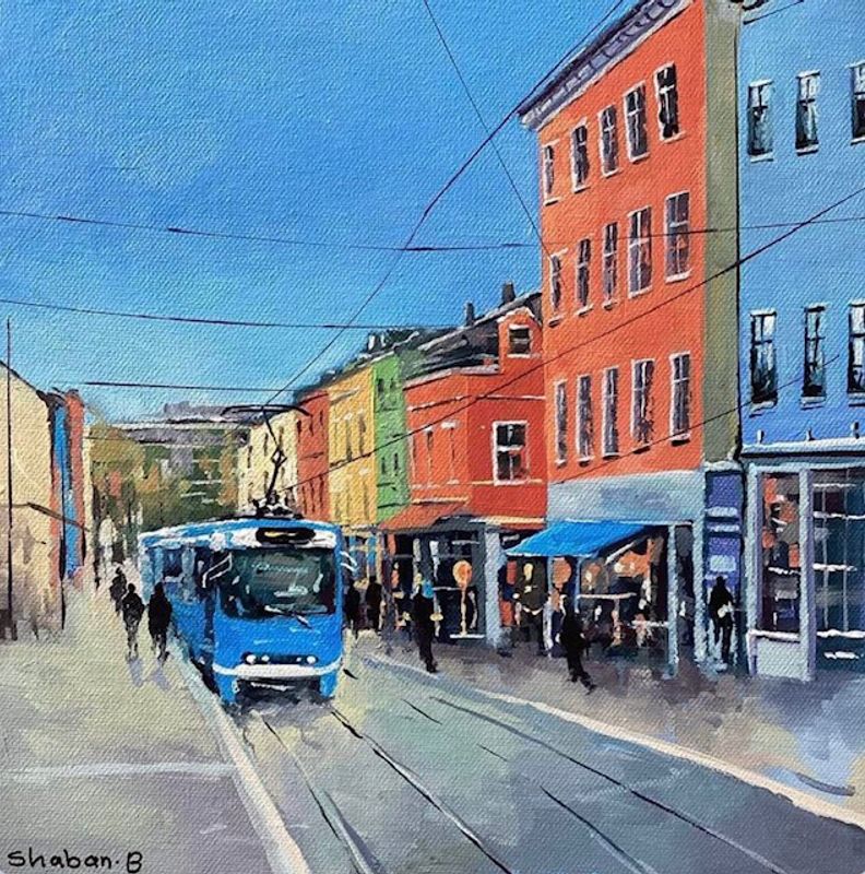 Grünerløkka #I original på lerret