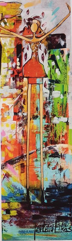 Expect great things to happen 37x81 cm med ramme