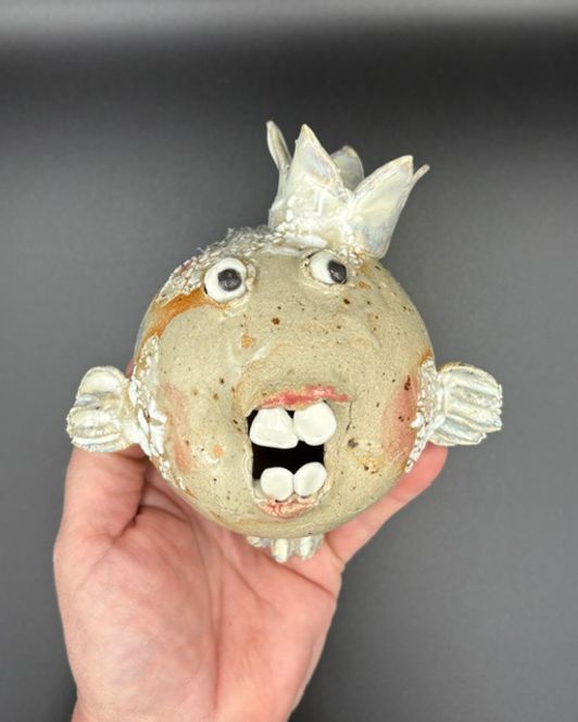 Hovedbilde Fisk til vegg #16 ca 12x12 cm