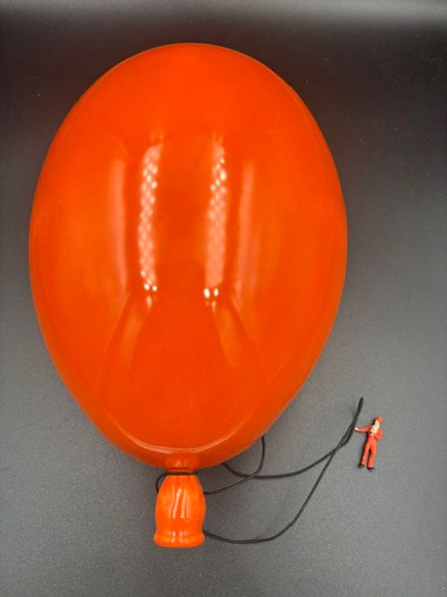 Hovedbilde Keramikk ballong oransje #17