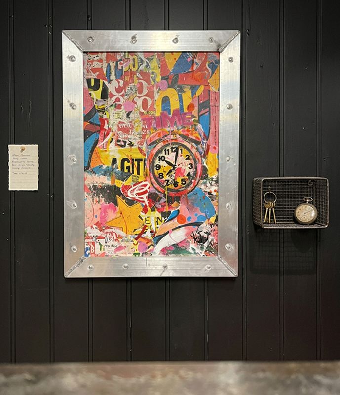 About time 50x70 cm original