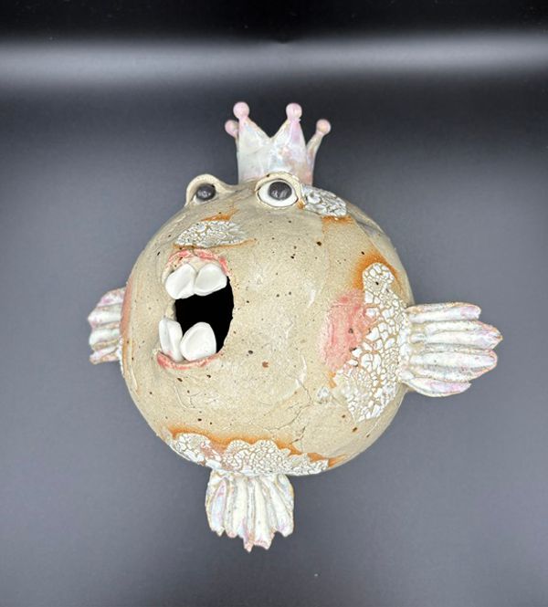 Hovedbilde Fisk til vegg #11 ca 12x12 cm