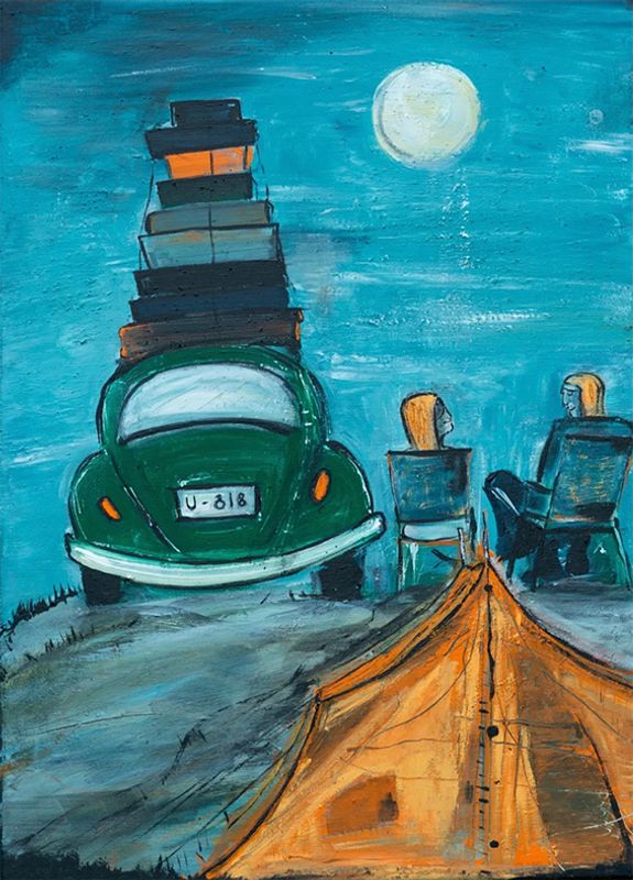 Stillhet gir svar 48x60 cm med ramme